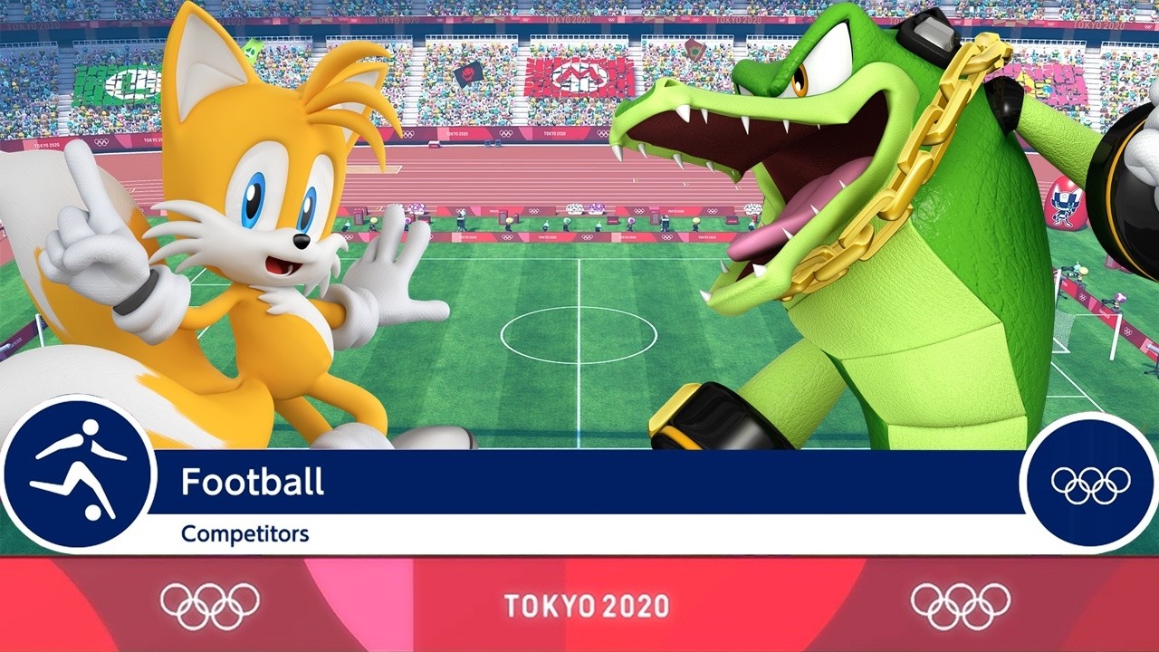 Mario & Sonic at the Tokyo 2020 Olympic Games - Tails/Silver Vs. Vector/Waluigi