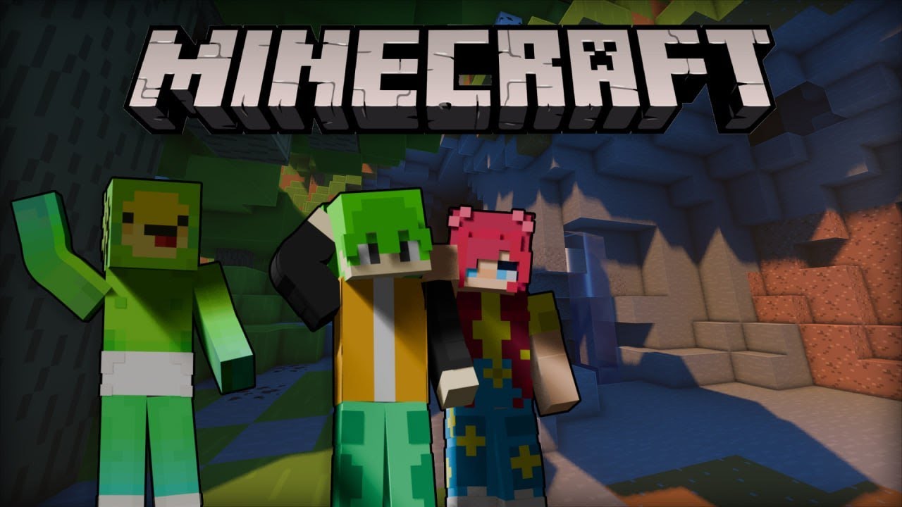GRZESIO UTKNĄŁ W JASKINI! 😱 MaciekVR i R&oacute;zia na RATUNEK! (Minecraft Survival)