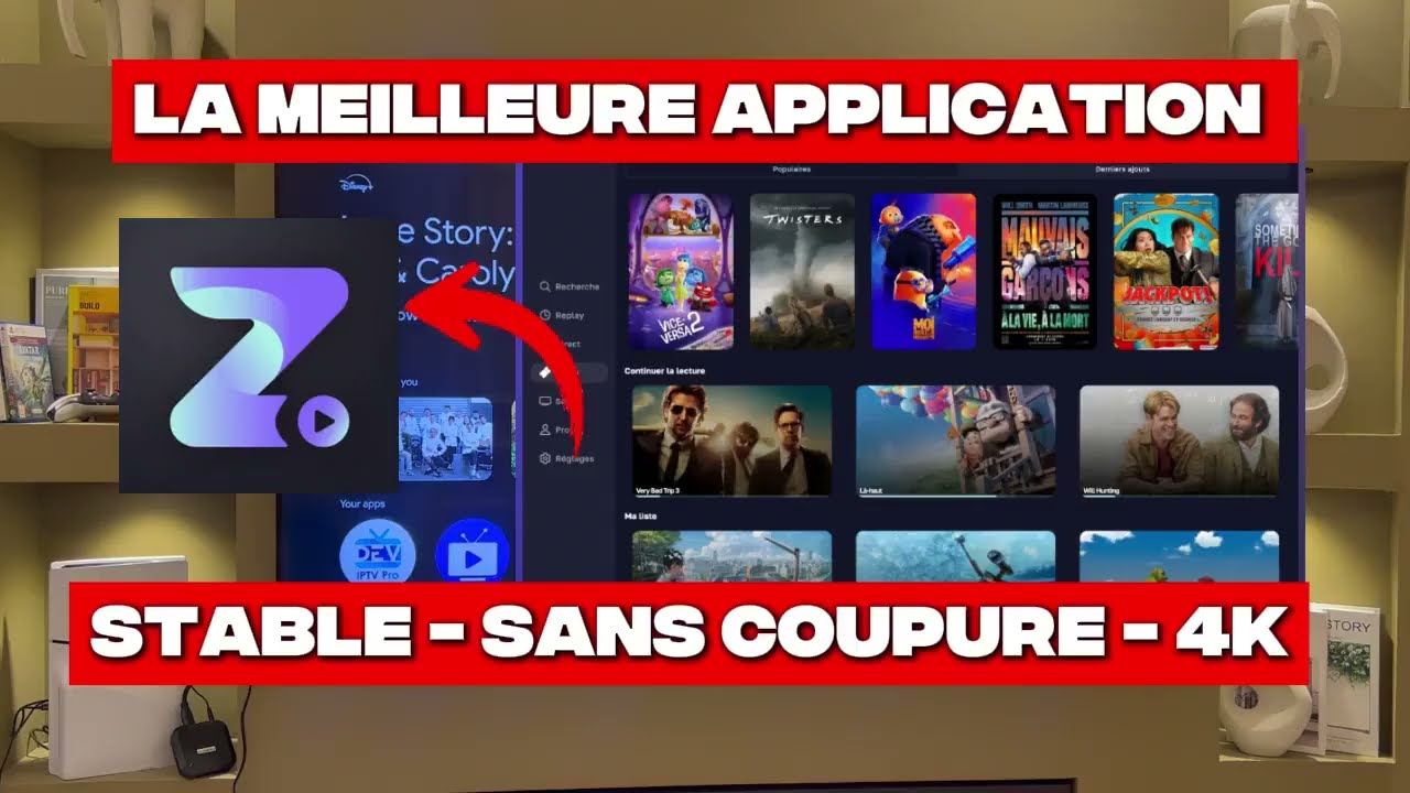 La MEILLEURE APPLICATION IPTV ! ❤  (Stable et Sans Coupure)