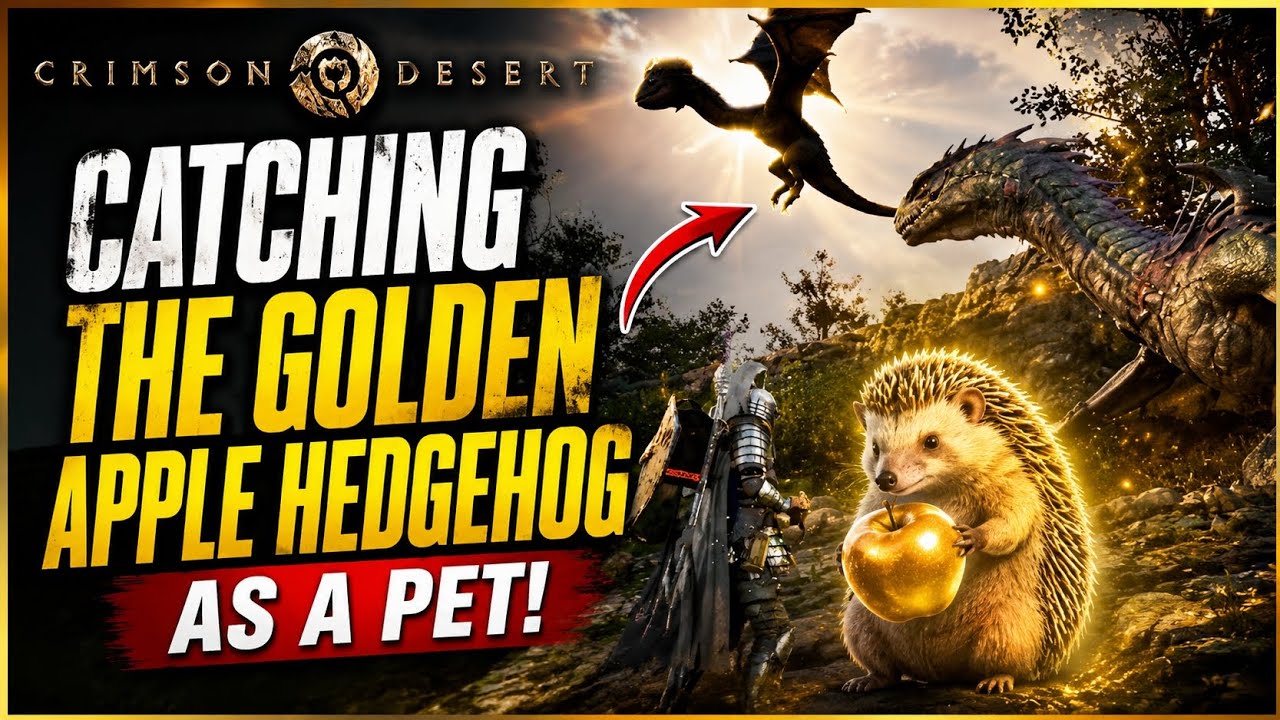 How to tame ur own Golden Apple Hedgehog as a Pet in #Crimsondesert