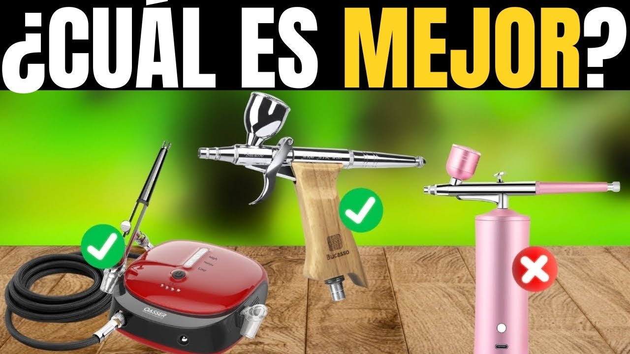 Los Mejores Aerógrafos de Pintura Calidad-Precio del 2026 [NO COMPRES EL EQUIVOCADO]