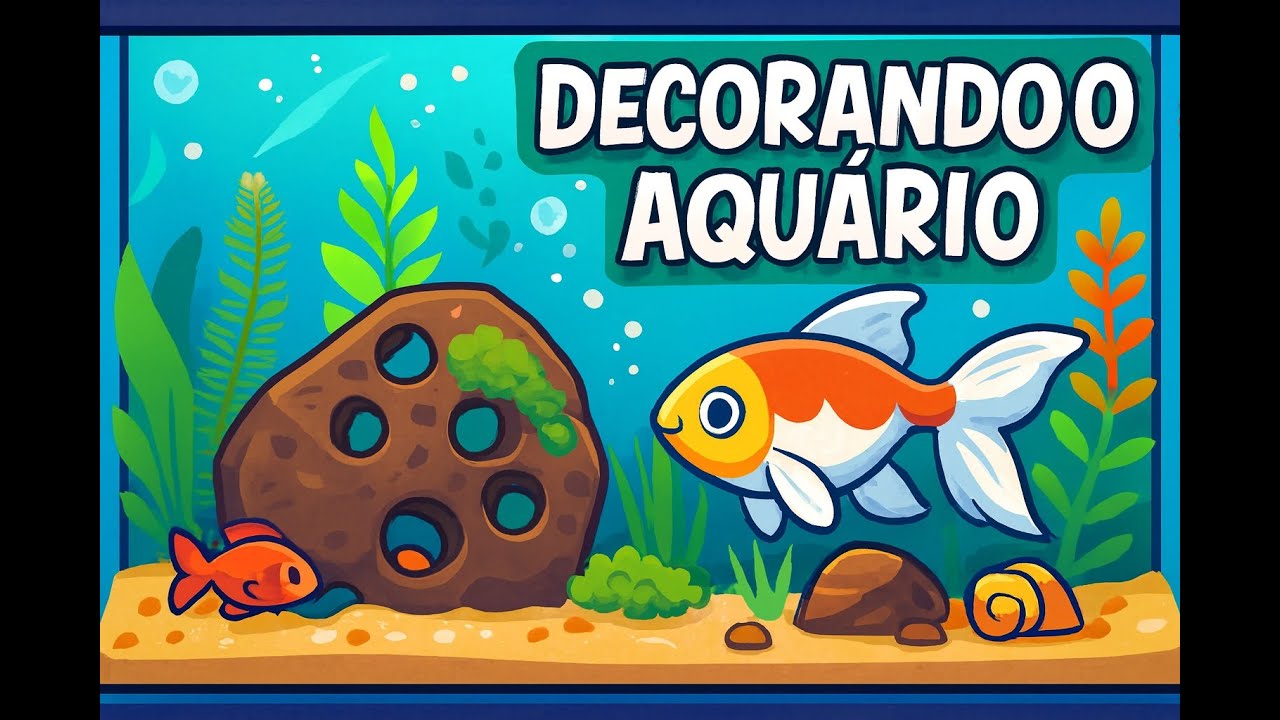VAMOS DECORAR O AQUÁRIO...Fazendo mudanças no aquário