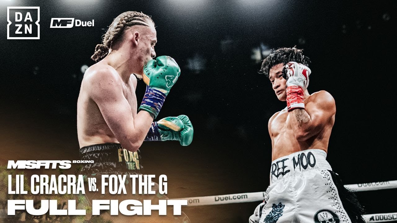 FULL FIGHT:  LIL CRA CRA VS FOX THE G | Misfits Boxing