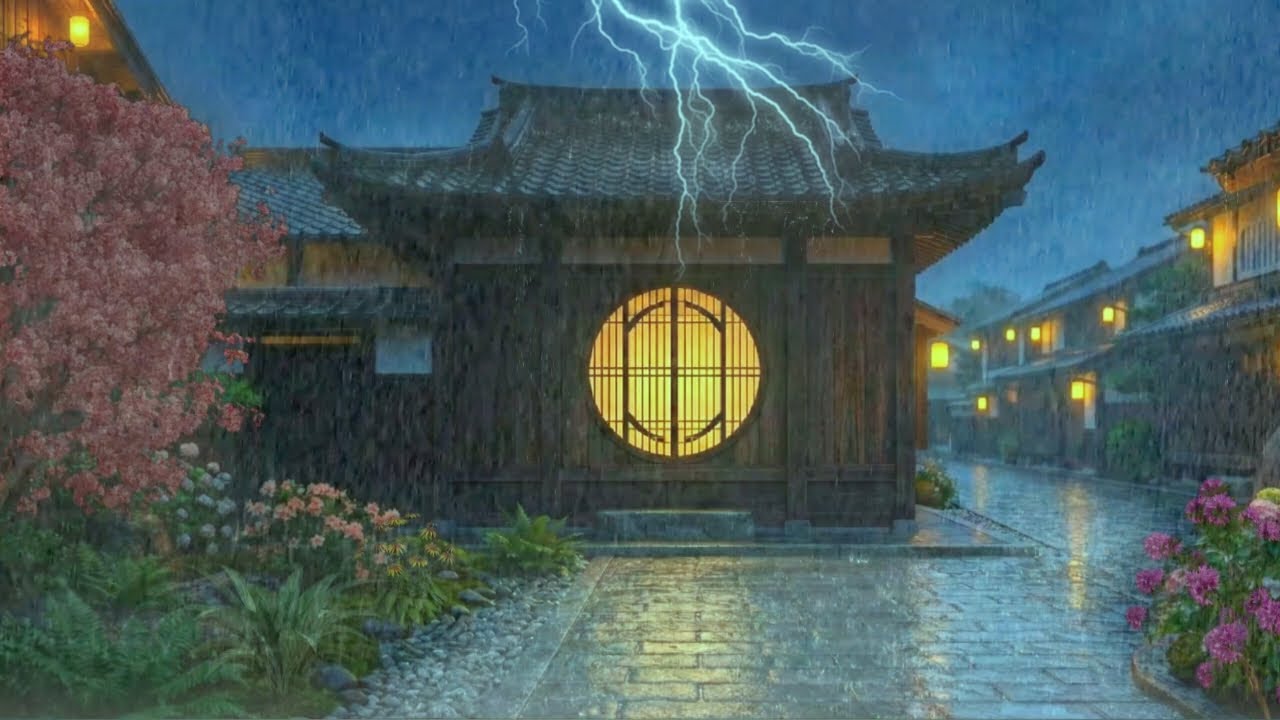 3 Minute Sleep Guarantee 🌧️Heavy Rainstorm to Cure Insomnia Tonight