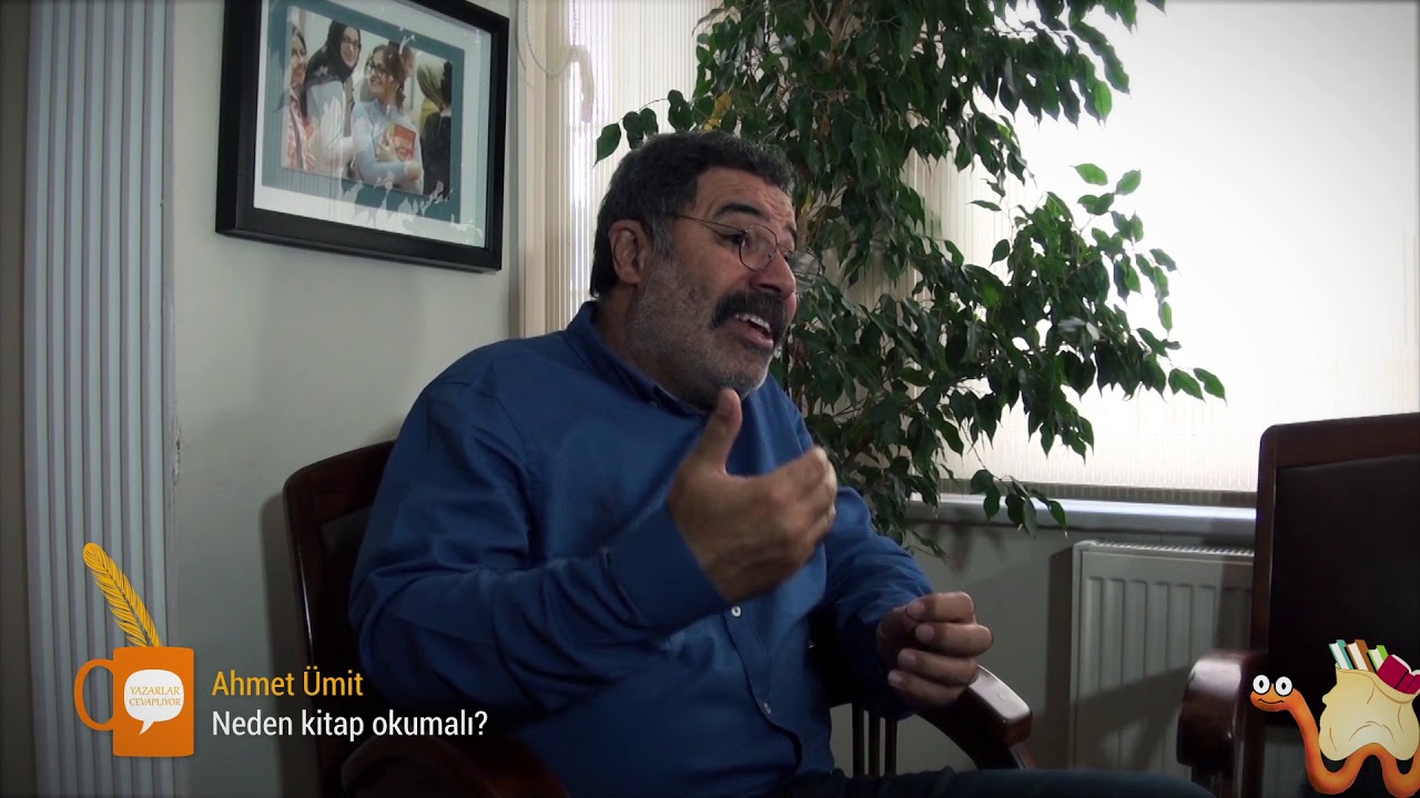 Ahmet Ümit, neden kitap okumamız gerektiğini anlatıyor.