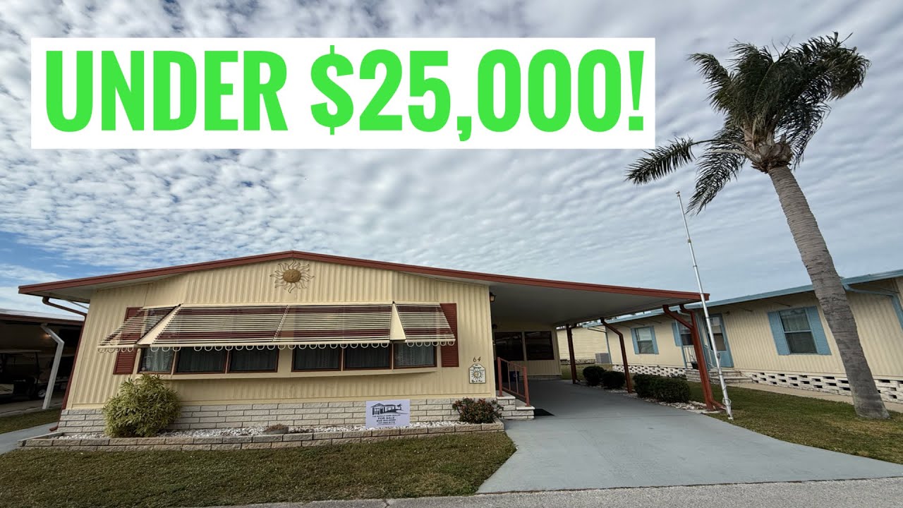 UNDER $25,000 Gorgeous Manufactured Home For Sale (Saint Petersburg Florida)!