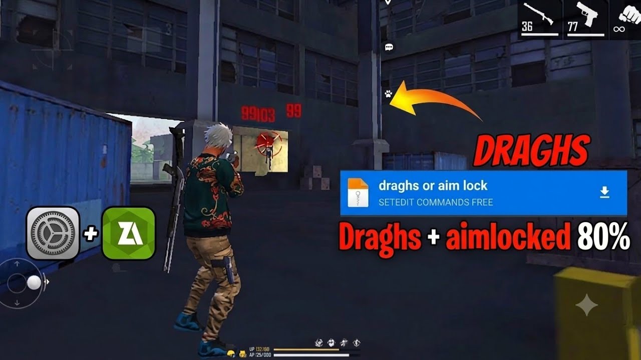 DRAGHS AIMLOCKED 🎯 CONFIG 🗃️ FREE FIRE BODY HEADSHOT FILE📁 WORKING ALL SERVER'S 🌍