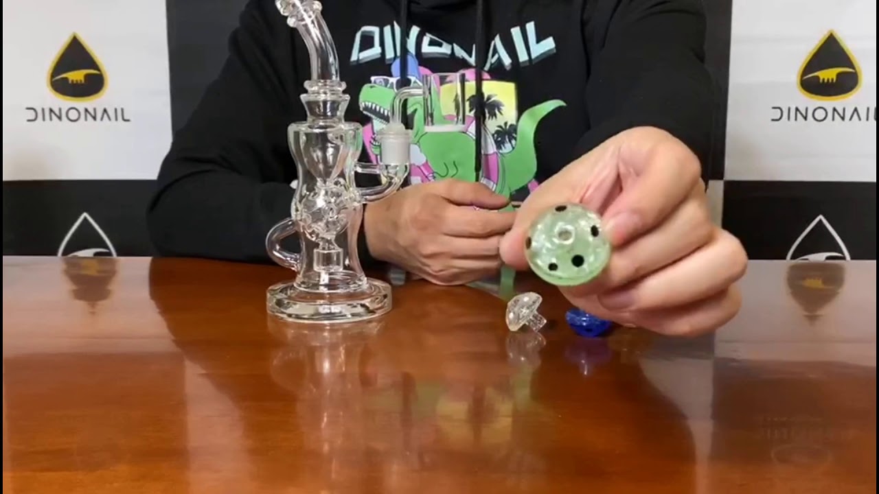 thedinonail.com--Mushroom Glass Carb Cap