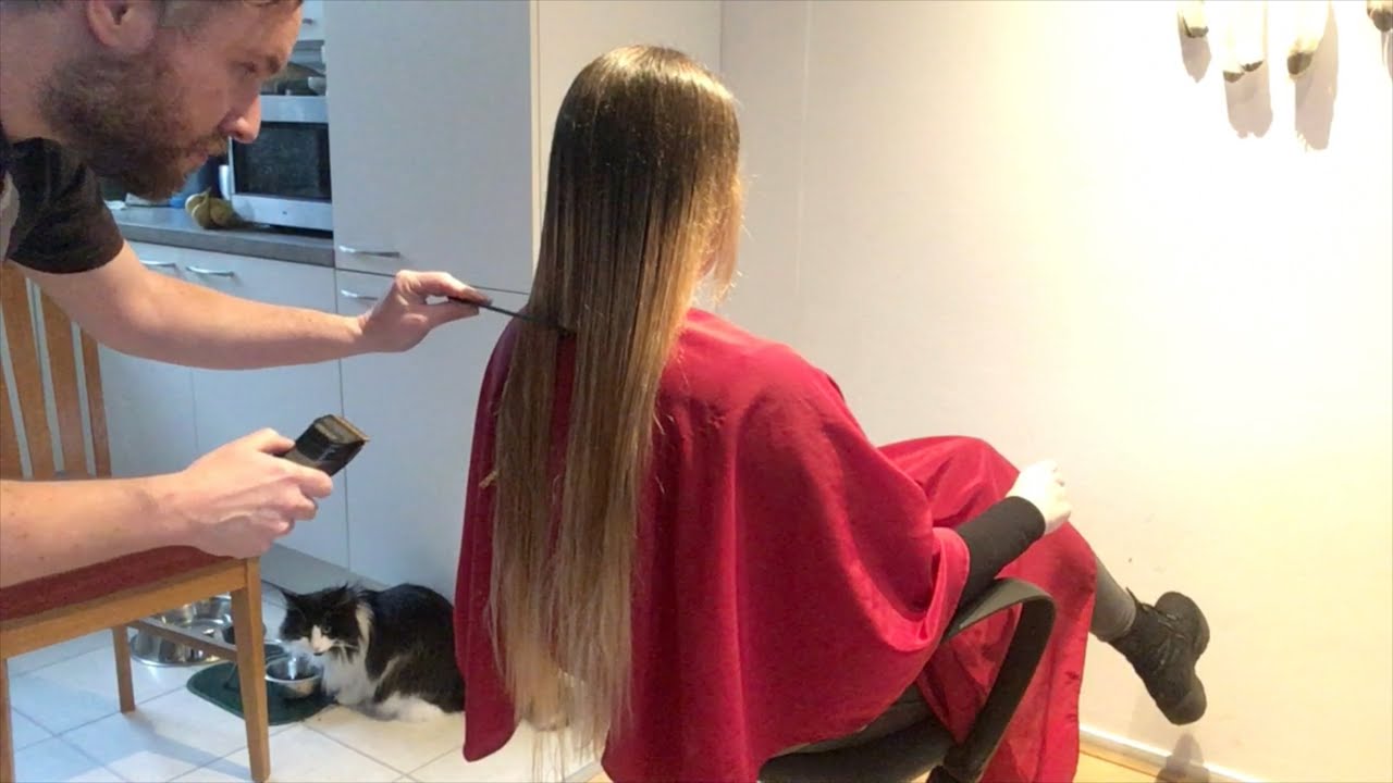 A from very long to bob makeover haircut