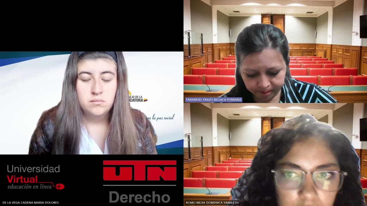 Audiencia SIMULADA Letra de Cambio - UNIVERSIDAD TECNICA DEL NORTE