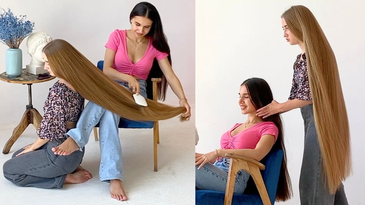 RealRapunzels | Rapunzel and Her Brunette Friend (preview)
