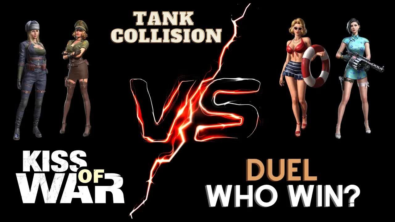 Kiss of War | Duel Natalia and Katherine VS Lady Pandora and Katherine| Officer duel #kow #kowduel
