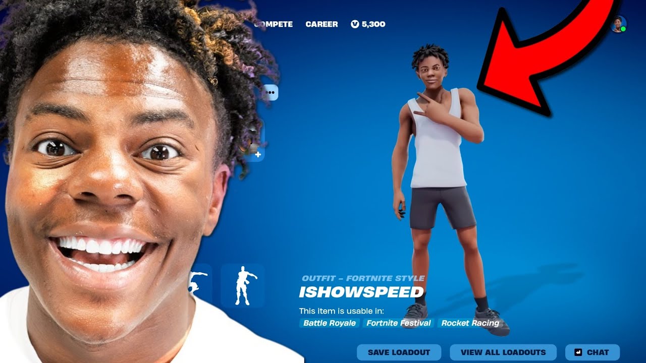 🔴 *NEW* FORTNITE ISHOWSPEED UPDATE! ITEM SHOP TODAY! (Chapter 7 LIVE)
