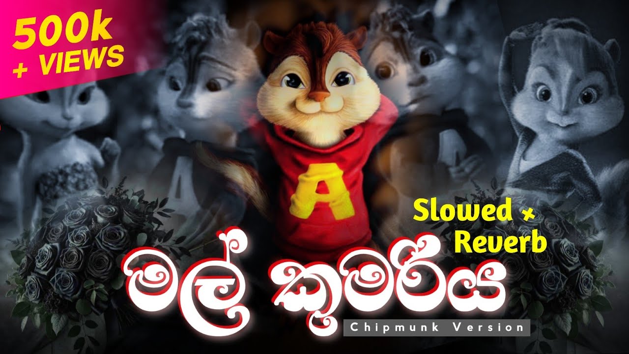 Mal Kumariya (මල් කුමරිය) | Chipmunk version | Lyrics Video | Slowed and Reverb | Visha Reverb