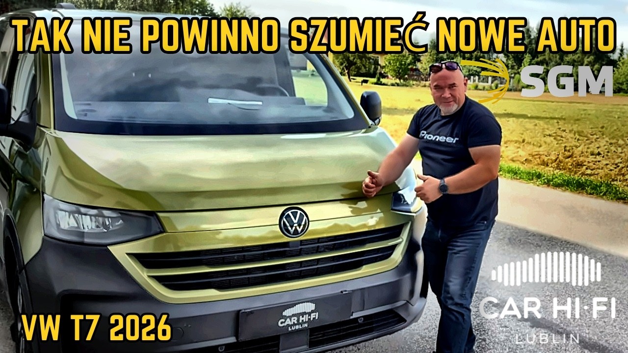 VW T7 (2026) &ndash; AUTO DO PRACY: SZUM OFF, KOMFORT ON 🔇