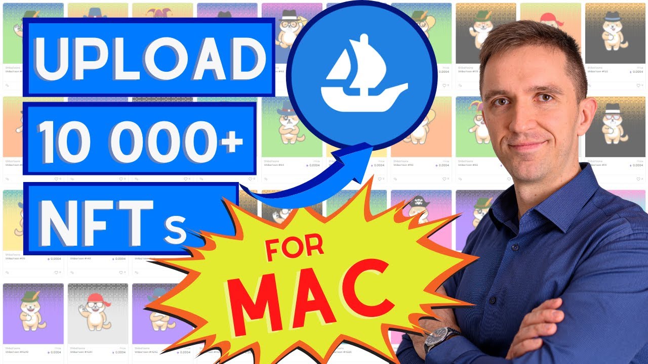 How to Upload 10000 NFTs to Opensea for MAC // with METADATA // Ready-to-Use CODE // Bulk Upload