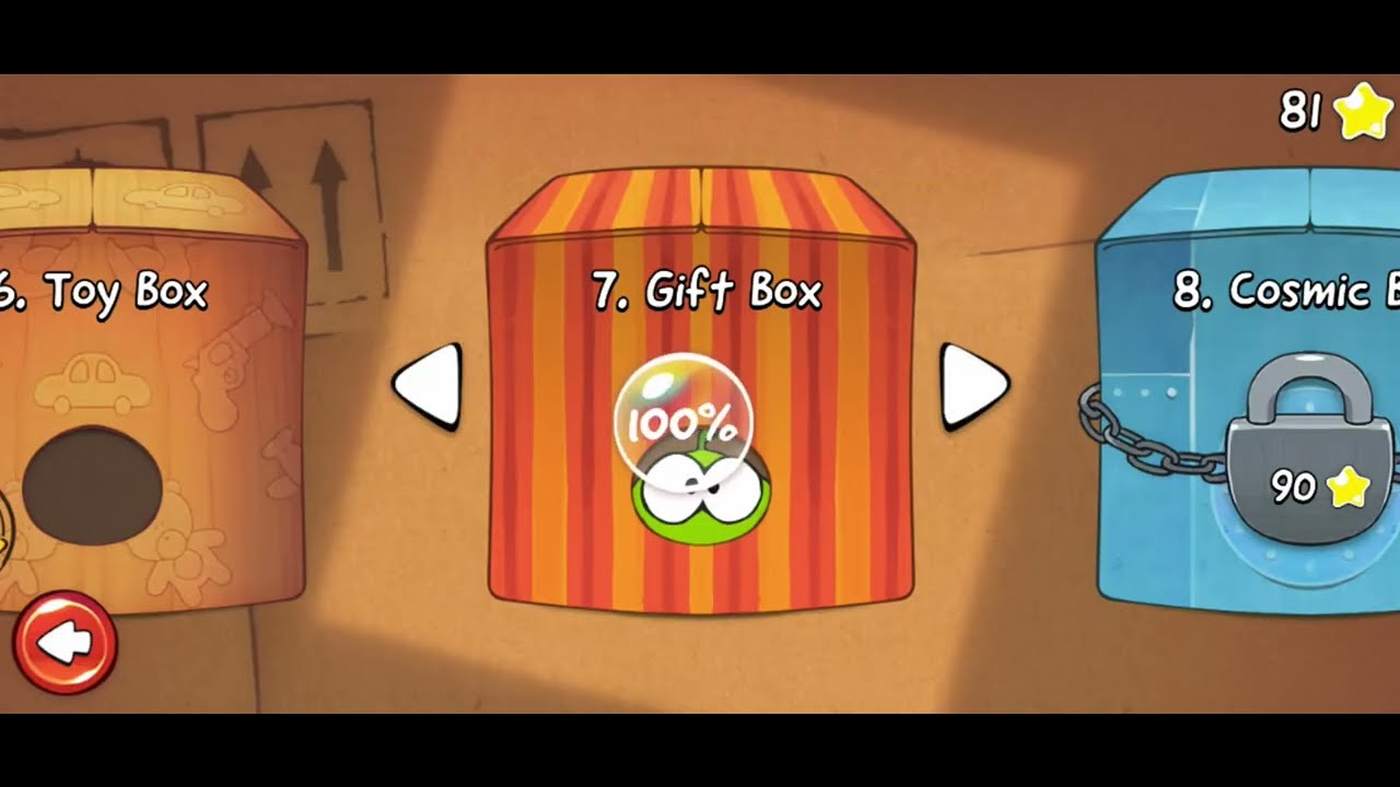 Cut The Rope - Gift Box level 1 to 5!