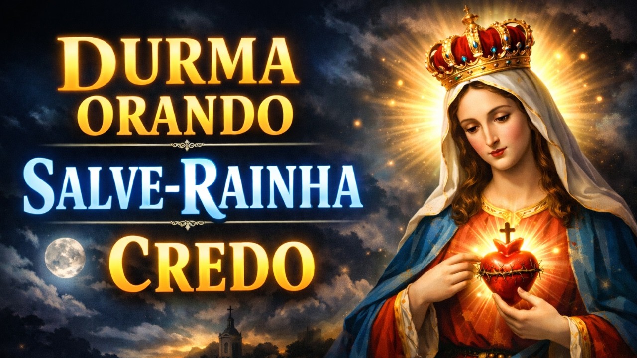 DEUS ESTÁ CONTIGO, AVE-MARIA, PAI-NOSSO, SALVE-RAINHA E CREDO, Amado Deus, oração para dormir