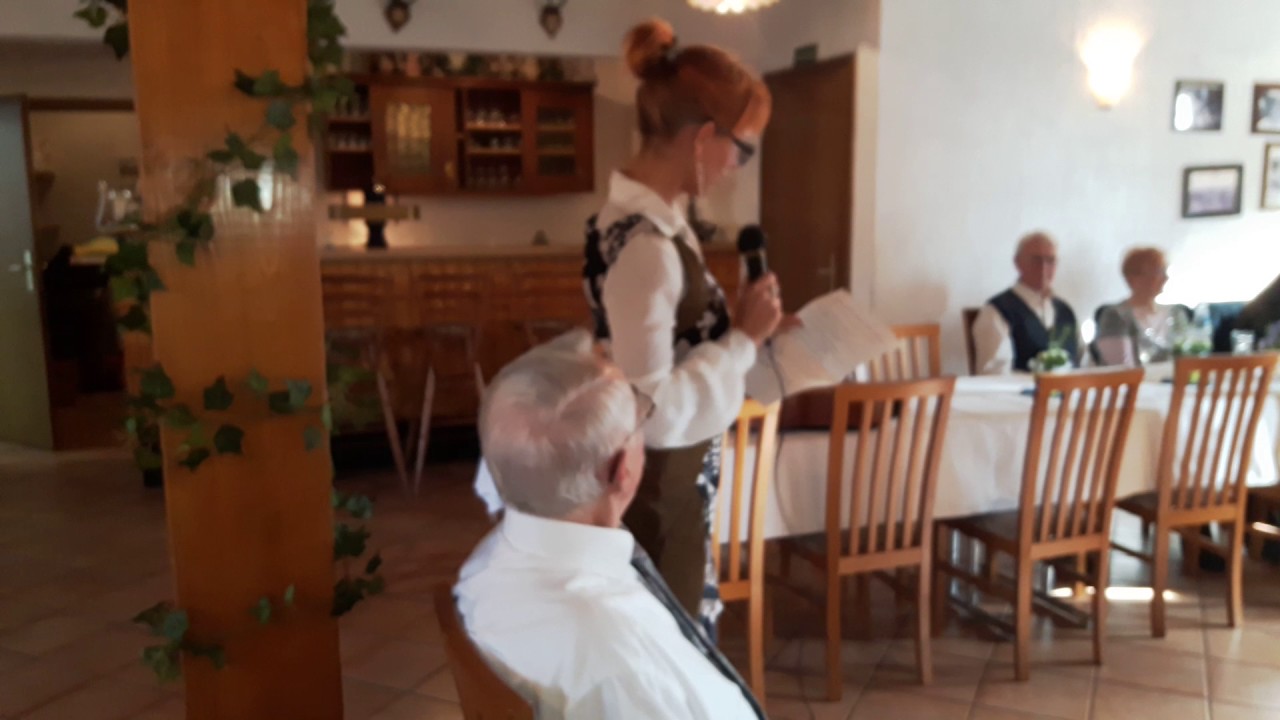Lustiges Interview-Sketch zum Geburtstag  einer Rentnerin im Altenheim...