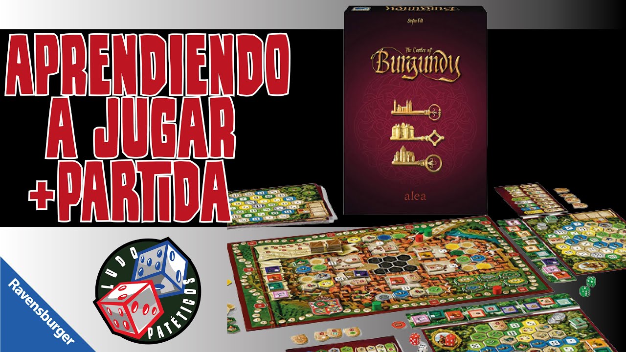 Aprendiendo a Jugar... Los Castillos de Borgoña 🎲 + Partida