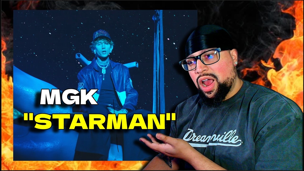 FIRST TIME WATCHING | mgk - starman | UNDERRATED TRACK