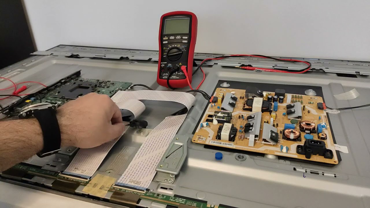 (412#) Pr&oacute;ba naprawy TV  Samsung UE55MU6472UXXH, diagnoza  krok po kroku..... ( cz.2)