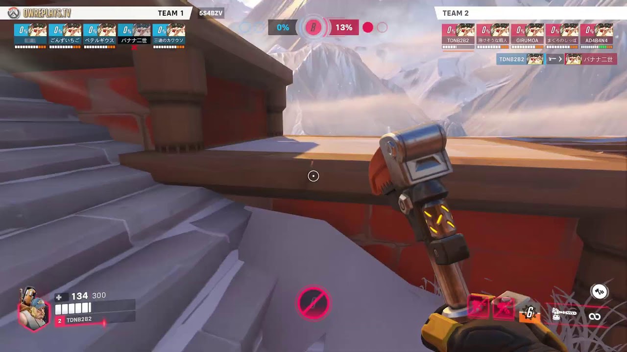 世界一派手なow by TDNB2B2 — Overwatch Replay 5S4BZV