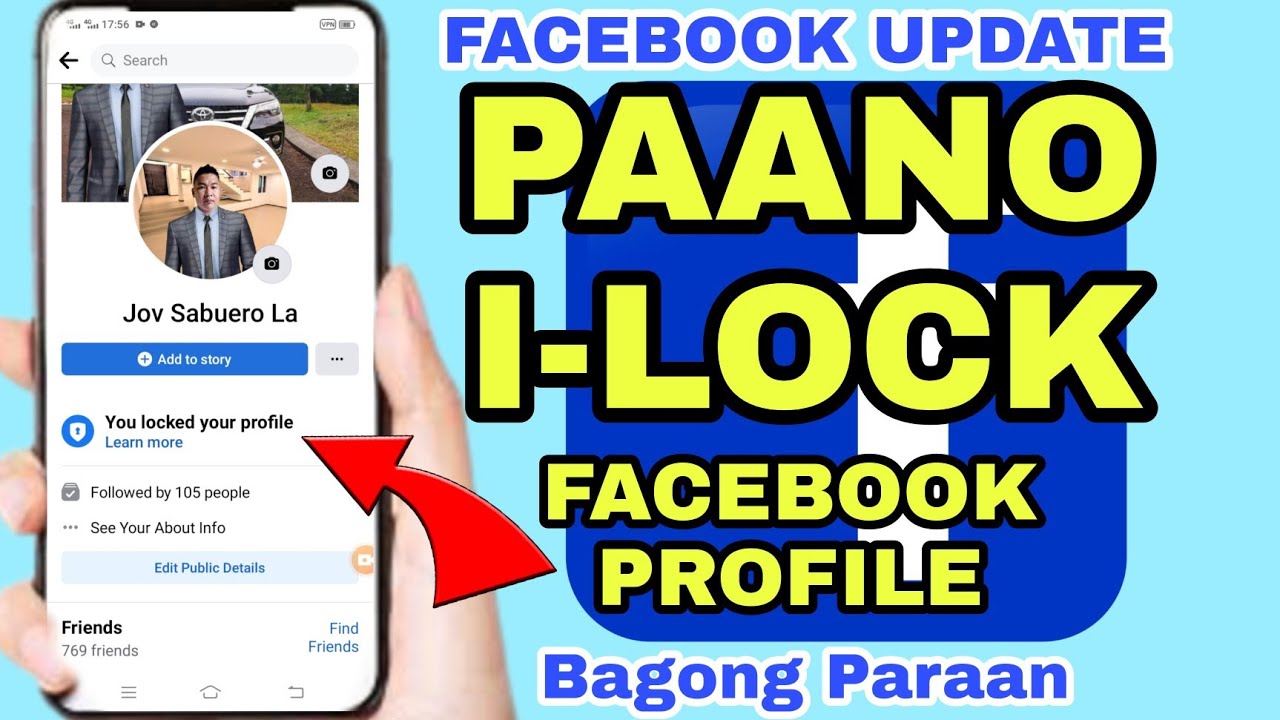 Paano I-LOCK ang FACEBOOK PROFILE | Bagong Paraan | How to LOCK FACEBOOK PROFILE | JOVTV