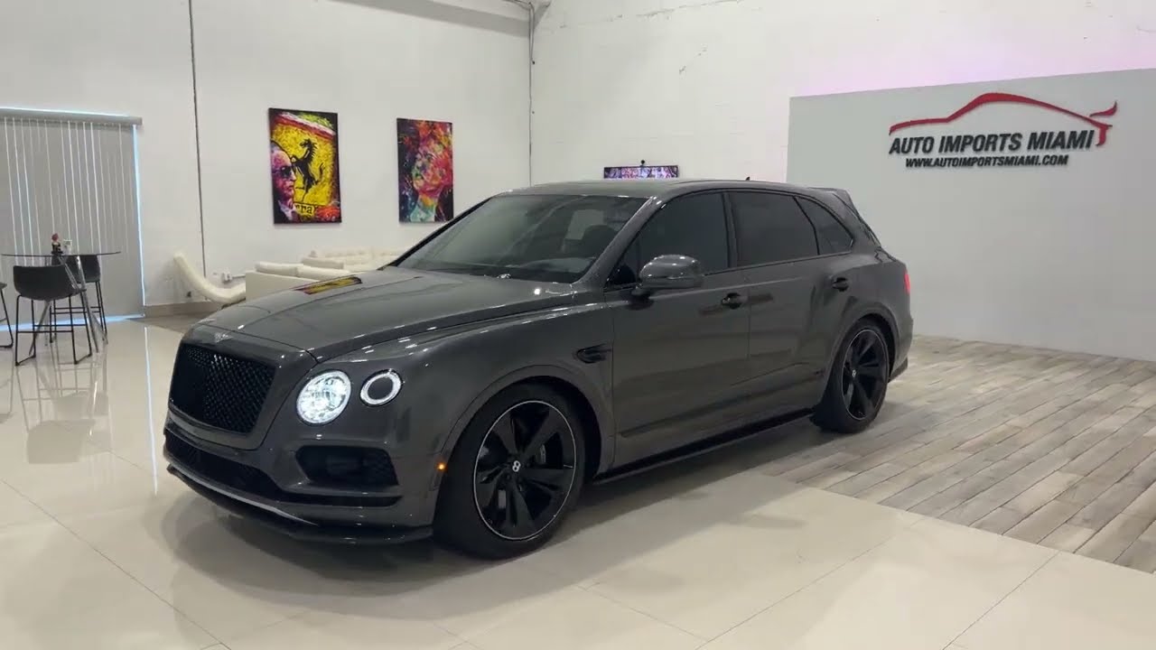 2018 BENTLEY BENTAYGA BLACK EDITION W12 - STOCK#4157