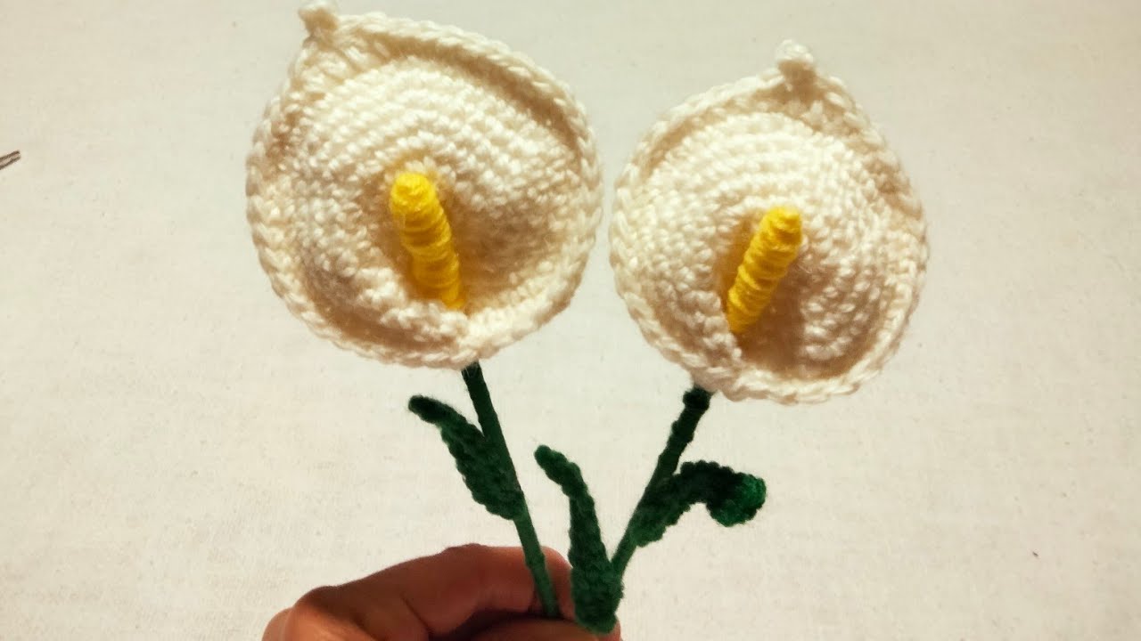 Calla all'uncinetto