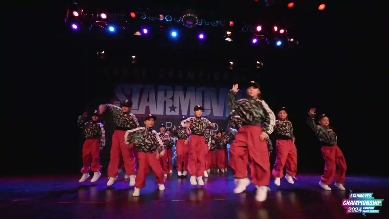 B Town Gang 2nd place Group Big Mini Kids Starmoves Championship 2024