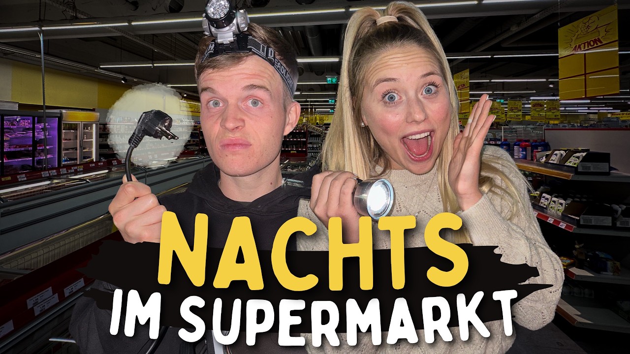 EINE NACHT IM SUPERMARKT!