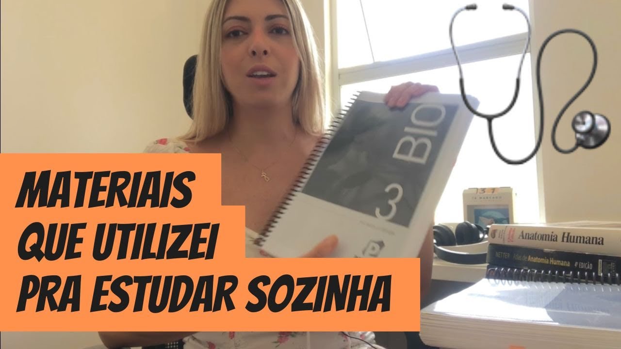 Materiais que usei pra estudar sozinha em casa e passar em medicina na federal pelo Enem📚