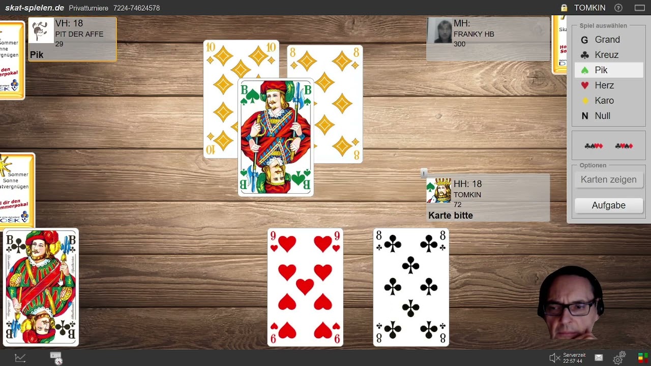 Cent-Skat skat-spielen.de es flie&szlig;t Blut #369