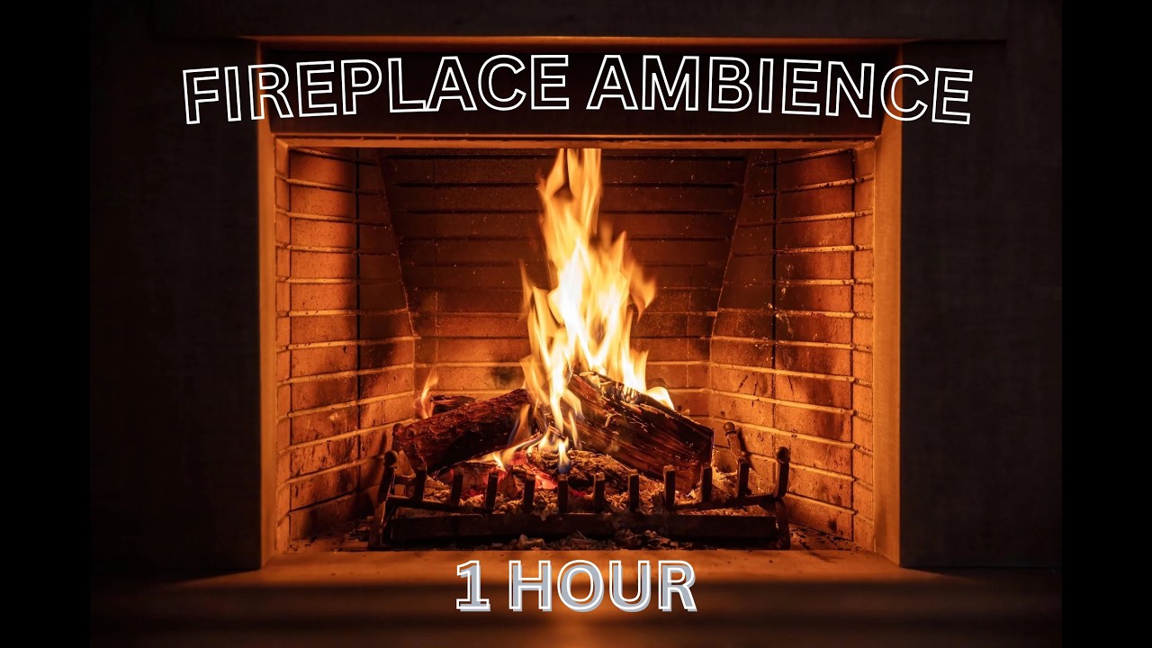 Fireplace Ambience | 1 hour Version