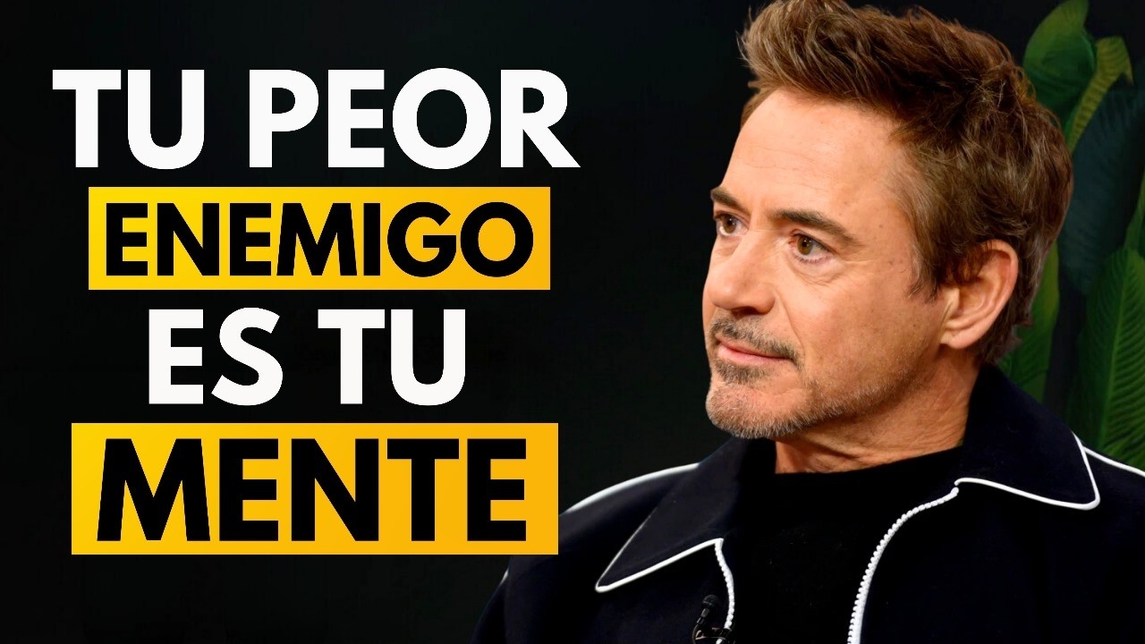 EL DISCRUSO de Robert Downey Jr.  Te dejará SIN PALABRAS.. 🔥 Tu Peor Enemigo es Tu Mente.