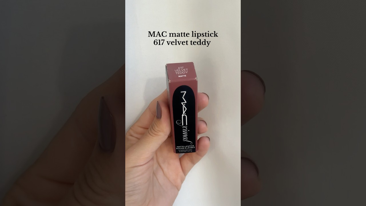 MAC matte lipstick 617 velvet teddy❤️&zwj;🔥💋 #beauty #makeup