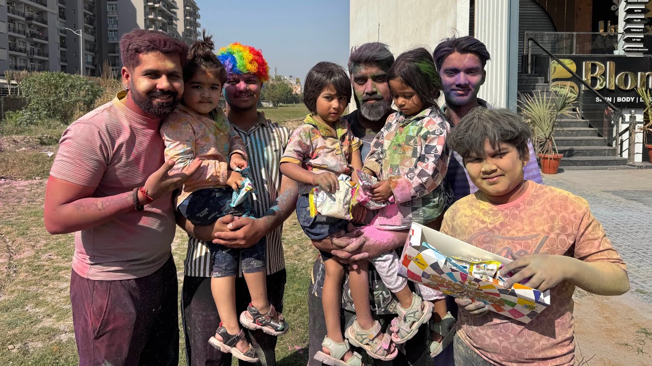 Holi Vlog With Zaid Ayan Tuba || Dhanda Vlogs1