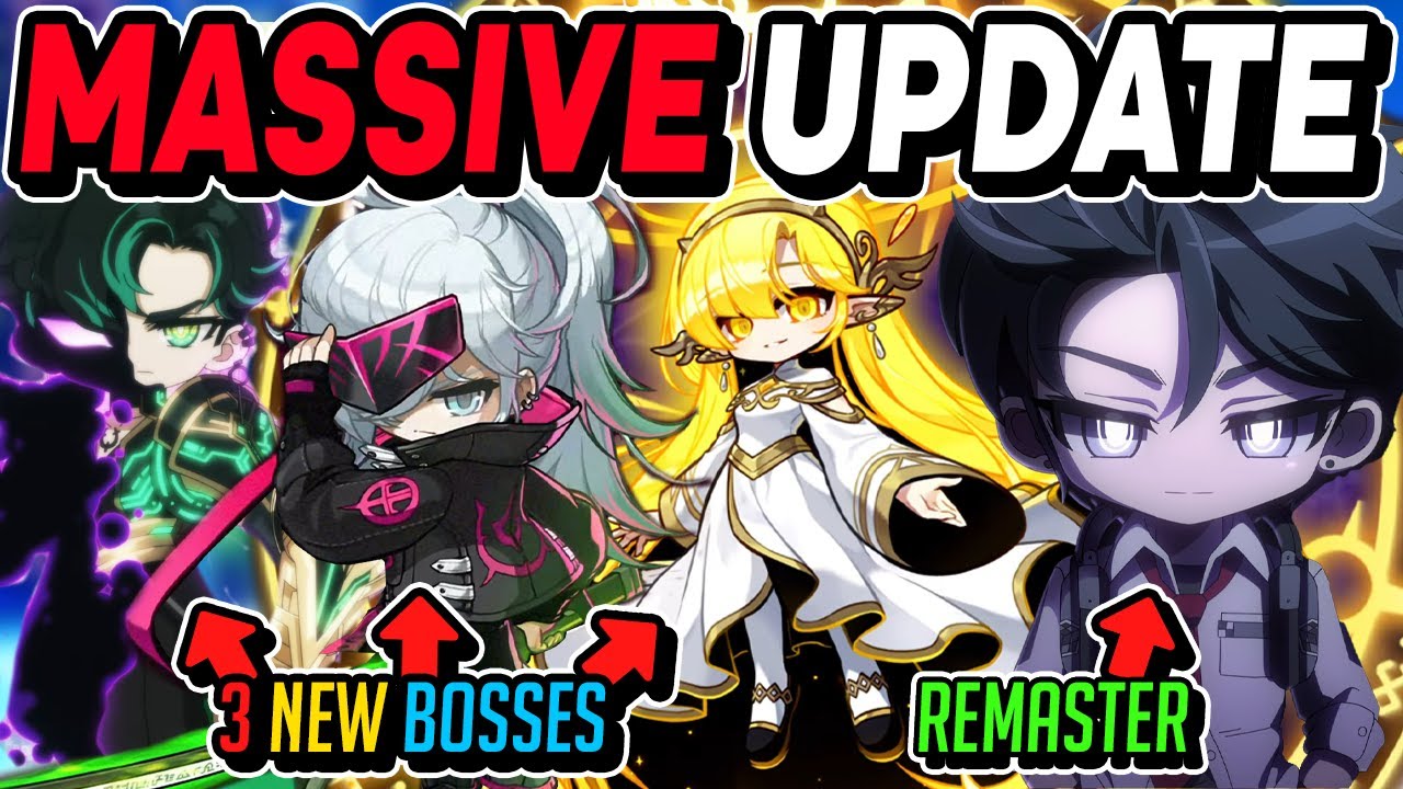 Kinesis Remaster, 3 NEW Bosses And More! - MapleStory Crown Update Showcase Summary