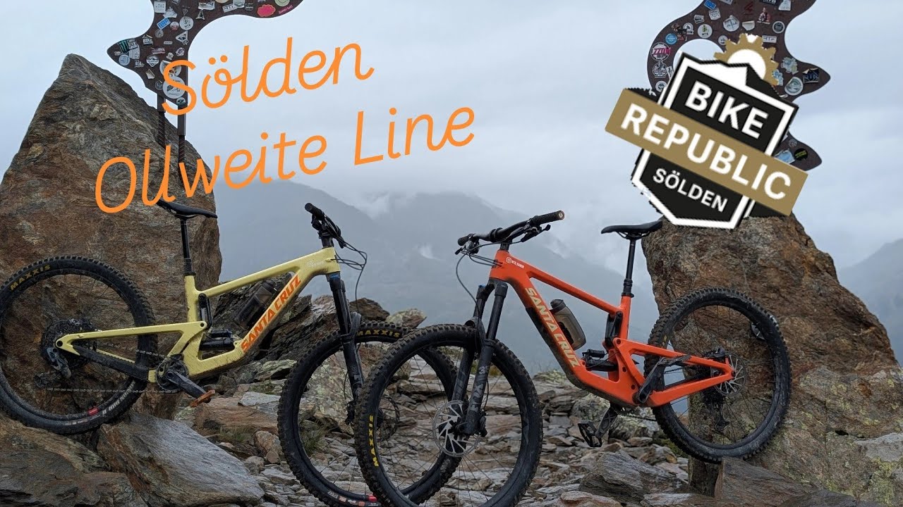 Ollweite Line, Bike Republic Sölden, with the kids🩷🩵