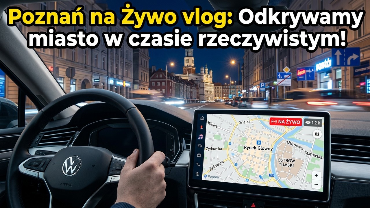 Poznań na Żywo vlog: Odkrywamy miasto w czasie rzeczywistym!