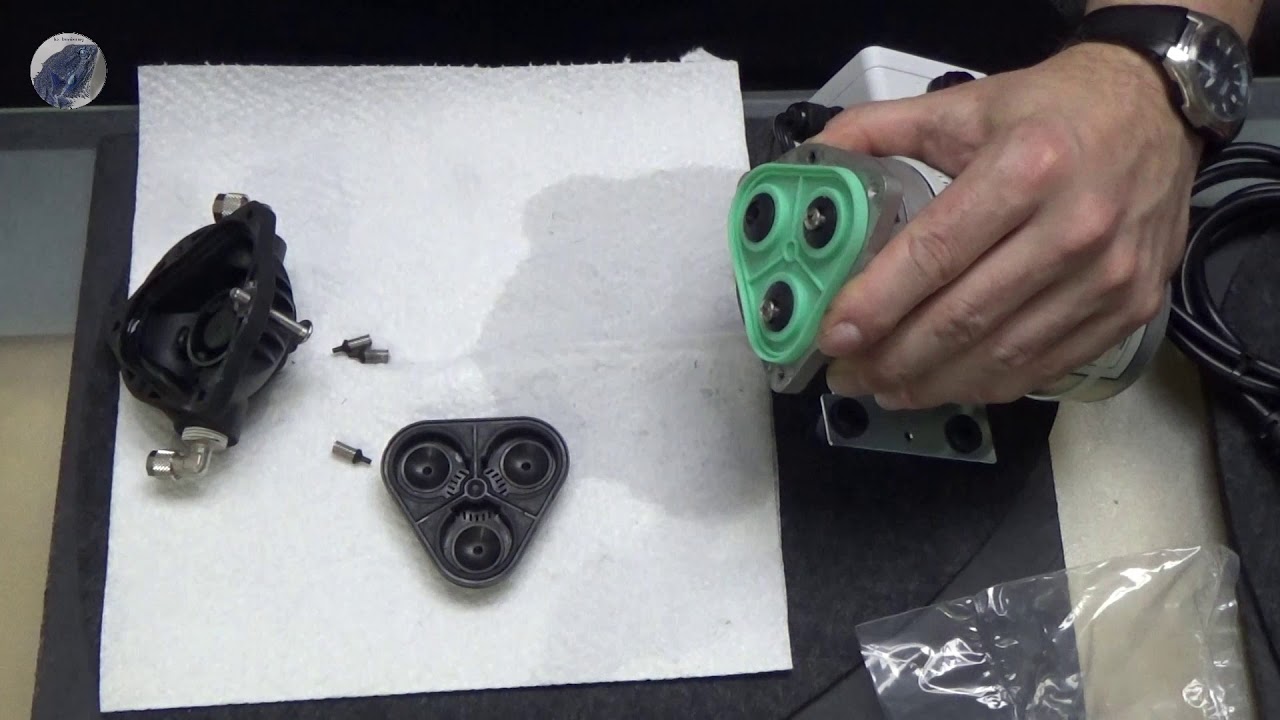 195 . M.R.S.  Whisper PowerPump Ultimate 22 bar  / 230V vs. 24V Membranwechsel Tutorial