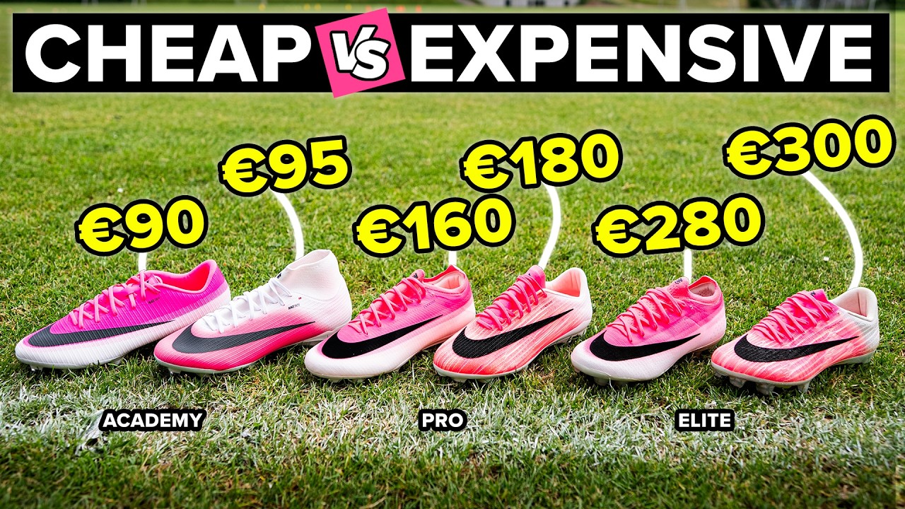 Дешевая и дорогая версия кроссовок Nike Mercurial Superfly 11 + Vapor 17: объяснение.