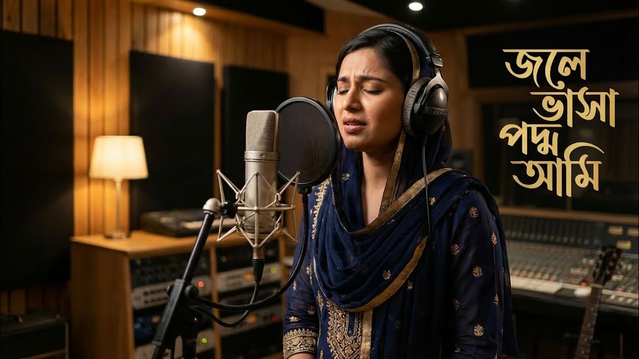 জলে ভাসা পদ্ম আমি | Jole Vasha Poddo Ami | Emotional Bangla Song | Srabon Vibes 