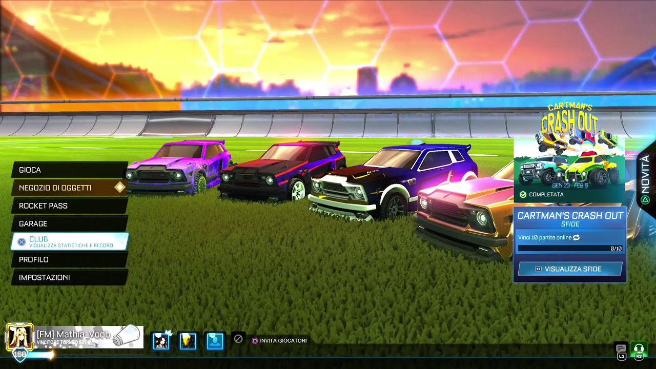 Pomeriggio tutto rocket League con FM_ALXX