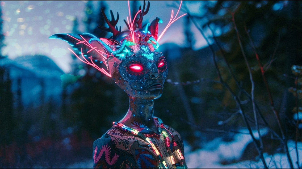 Countries as Aliens Reimagined by AI