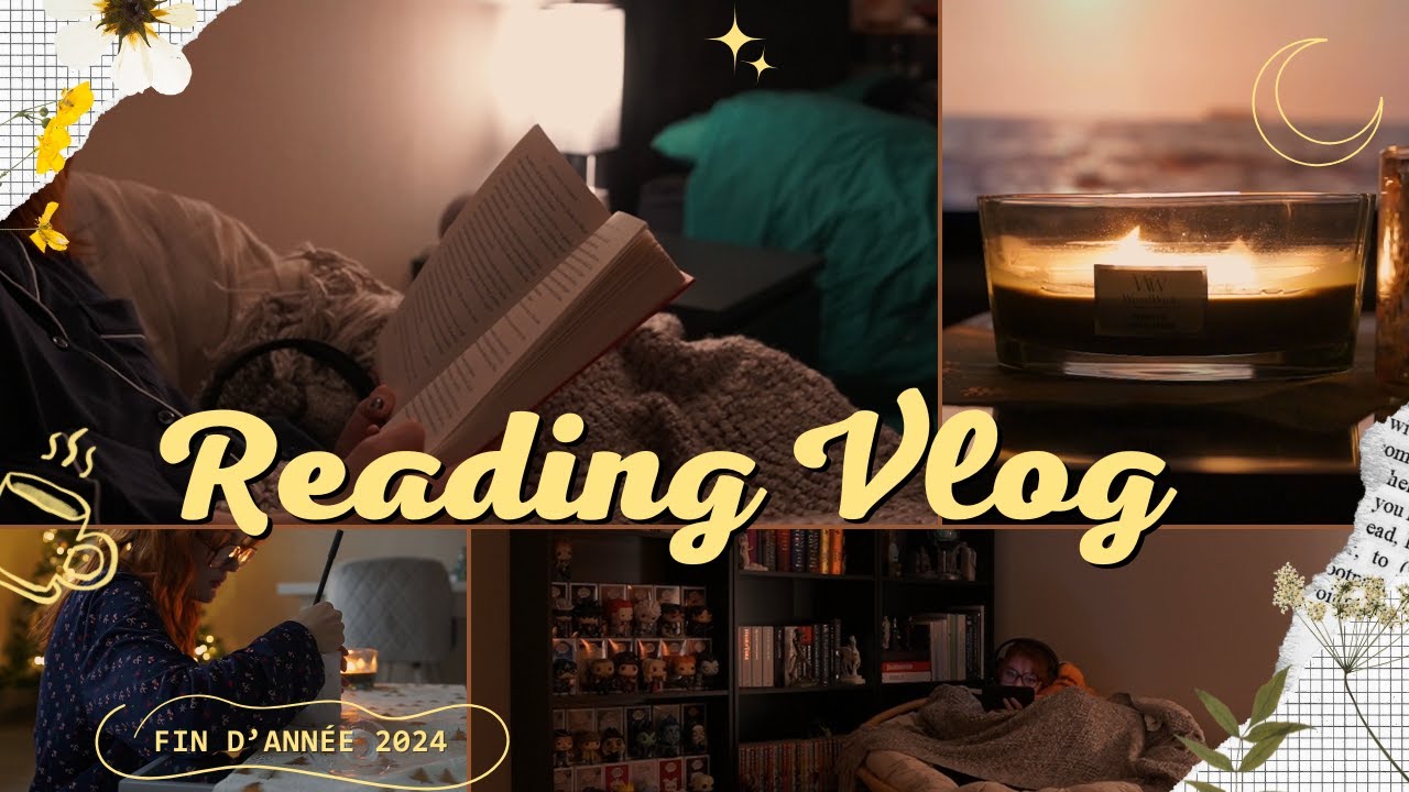 ❄️Vlog lecture de fin d'année : cosy mood ☕ #readingvlog  #booktube  #booktubeuse