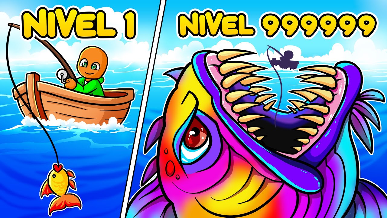 Llegamos al Nivel Máximo en Simulador de Pesca en Roblox! (Juego Completo)