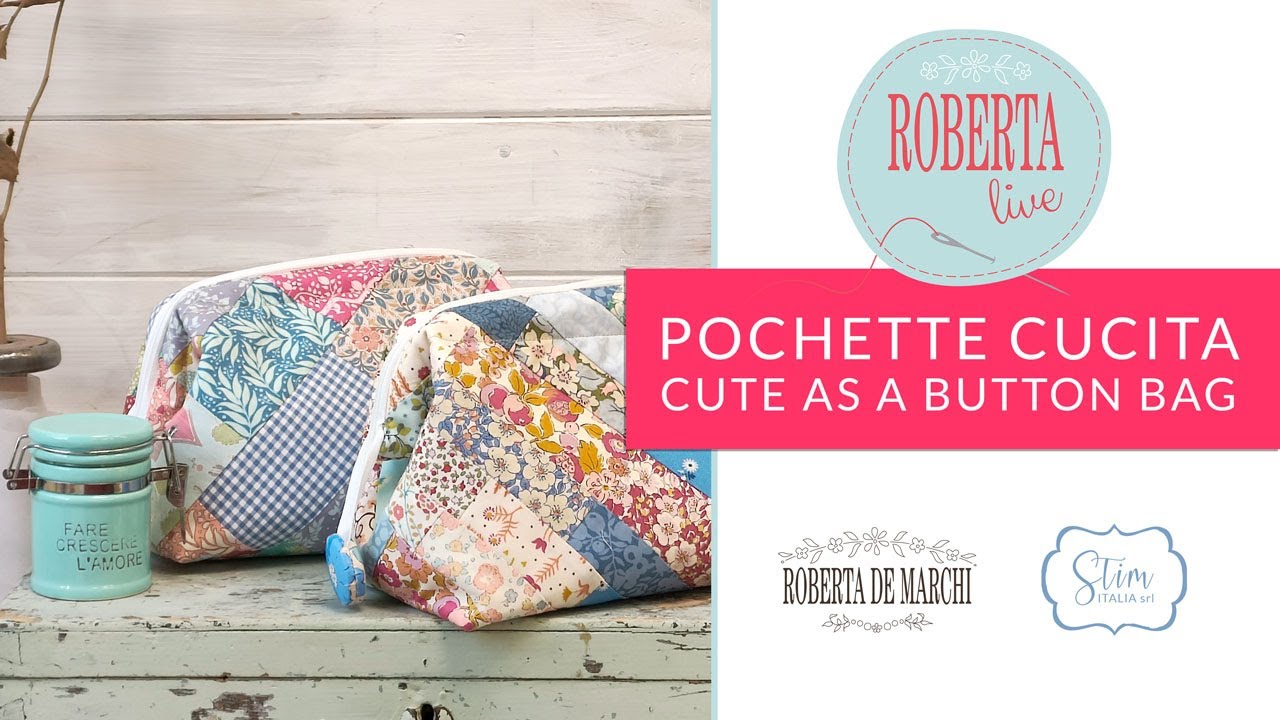 Pochette Cucita, Cute as a Button Bag - Roberta Live