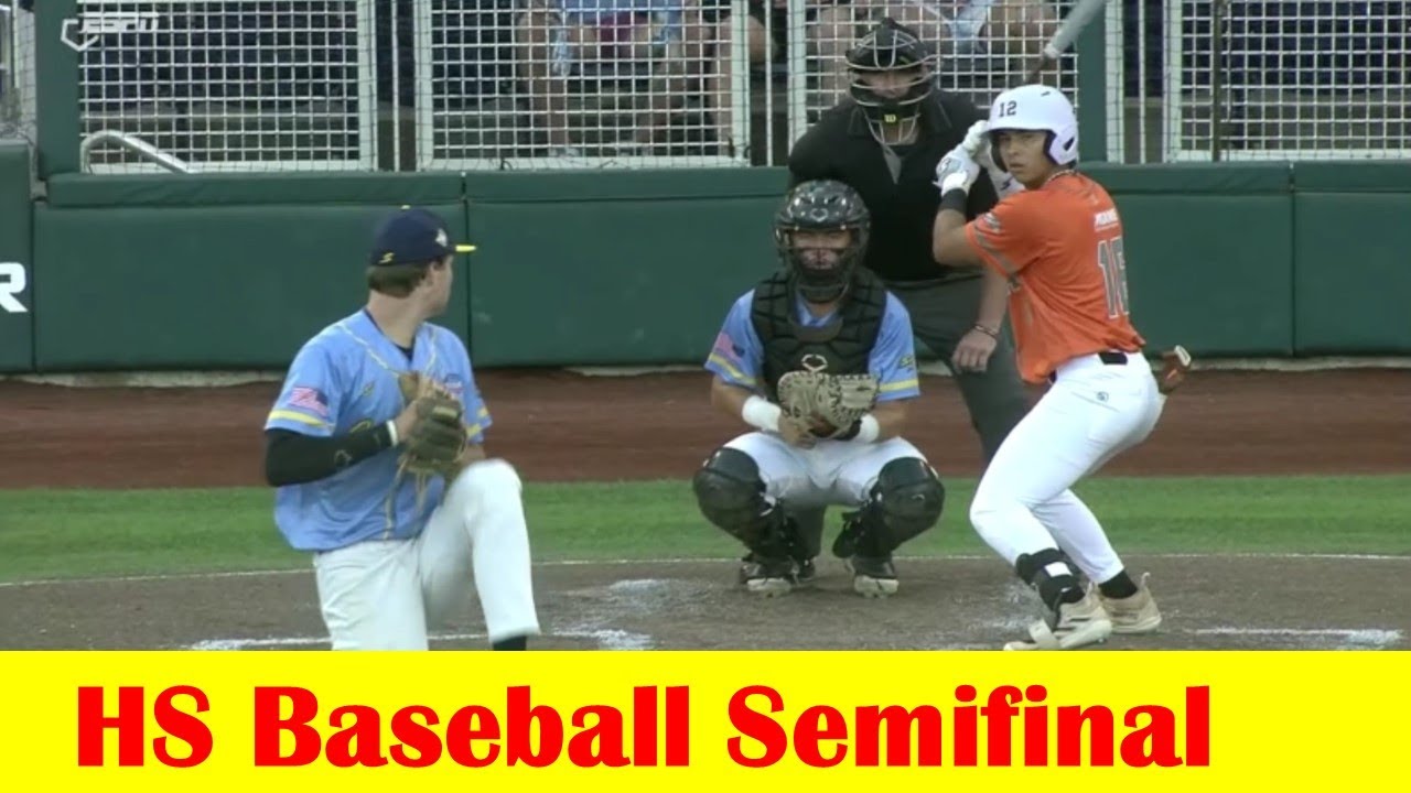 California vs Texas Baseball Highlights, 2024 High School National Semifinal